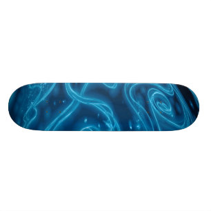 Skateboard Bleu Électrique