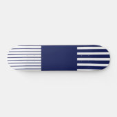 Skateboard Bleu et blanc (Horz)