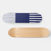 Skateboard Bleu et blanc (Horz)