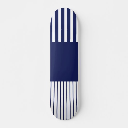 Skateboard Bleu et blanc (Devant)