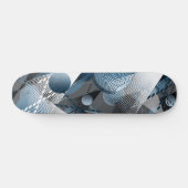 Skateboard Bleu et gris. Résumé. (Horz)