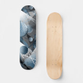Skateboard Bleu et gris. Résumé. (Recto)
