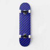Skateboard Bleu et noir mince (Recto)