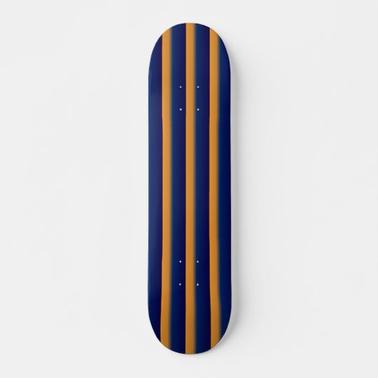 Skateboard Bleu et orange (Devant)