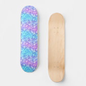 Skateboard Bleu et pourpre (Recto)