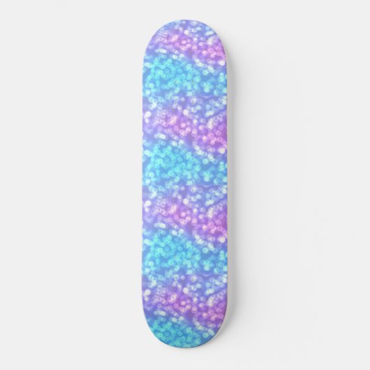 Skateboard Bleu et pourpre (Recto)