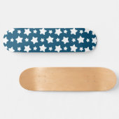 Skateboard bleu étoilé (Horz)