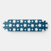 Skateboard bleu étoilé (Horz)