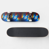 Skateboard Bleu gravitationnel (Horz)