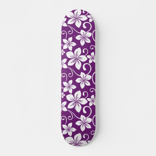 SKATEBOARD BLEU HAWAII (PLUM) (Devant)