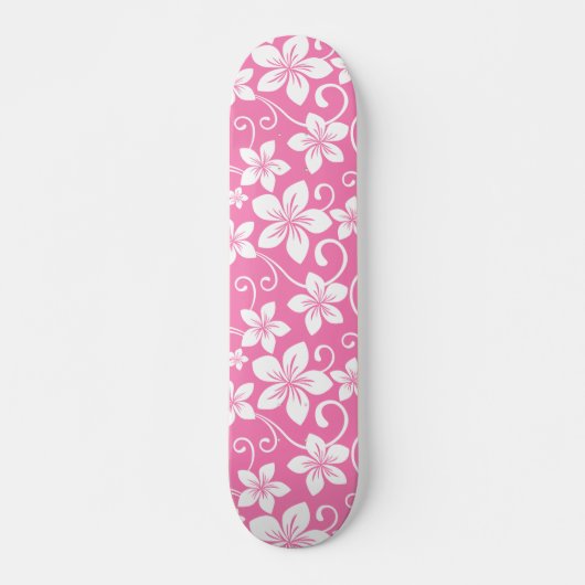 SKATEBOARD BLEU HAWAII (ROSE DE BUBBLEGUM) (Devant)