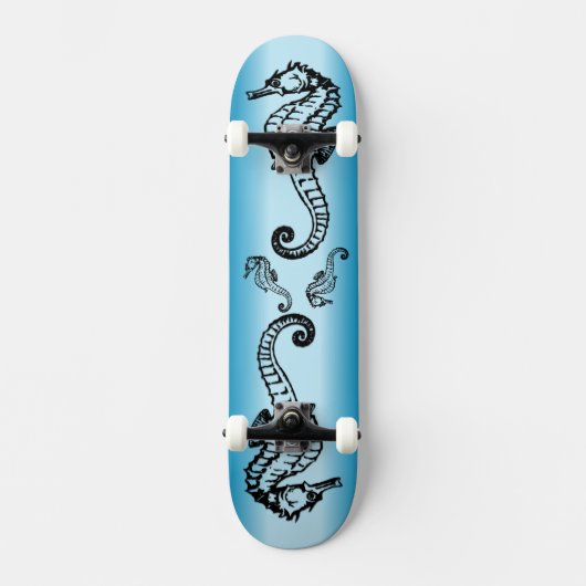 Skateboard Bleu marin (Recto)