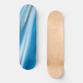 Skateboard Bleu Marin Abstrait                 (Recto)