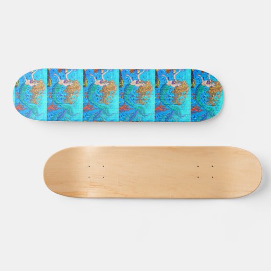 skateboard bleu mermaid (Horz)