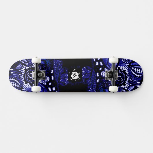 Skateboard Bleu noir (Horz)