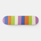 Skateboard Bleu, orange, violet, vert et (Horz)