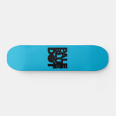 Skateboard Bleu pâle (Horz)