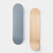 Skateboard Bleu Poussiéreux Uni (Recto)
