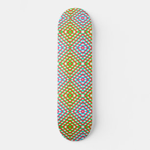 Skateboard Bleu, rouge et vert Printemps/Pâques