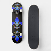 Skateboard Bleu Royal (Recto)