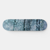 Skateboard Bleu sarcelle Glitter Glam océanique 1 (Horz)