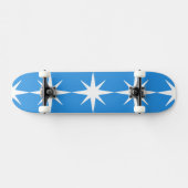 Skateboard Bleu starburst Skatebaord (Horz)