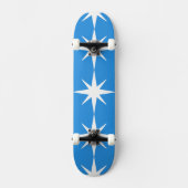 Skateboard Bleu starburst Skatebaord (Recto)