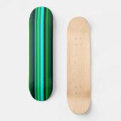 Skateboard Bleu Vert arc-en-ciel rayures (Recto)