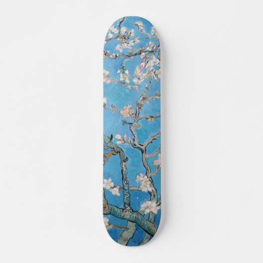 Skateboard Bleu Vincent van Gogh Art Peinture (Devant)