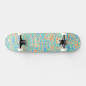 Skateboard Blobs colorés (Horz)