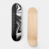 Skateboard Blocage en duotone et noir (Recto)