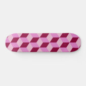 Skateboard Blocs de tambours rose Fille Motif sans couture (Horz)