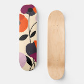 Skateboard Bloom minimal du pavot (Recto)