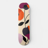 Skateboard Bloom minimal du pavot (Recto)