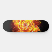 Skateboard Blooming Fire Rose (Horz)