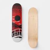 Skateboard Blossom rouge (Recto)