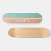 Skateboard Blue and Pink (Horz)