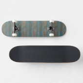 Skateboard Blue Beach Wood Texture (Horz)