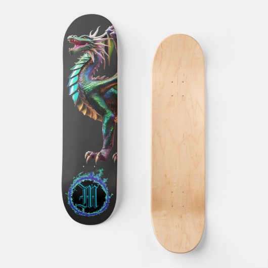 Skateboard *~* Blue Element AP88 Elemental Dragon Fierce (Recto)
