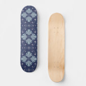 Skateboard Blue Geometric shapes Pattern (Recto)