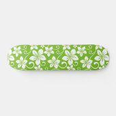SKATEBOARD BLUE HAWAII (LIME) (Horz)