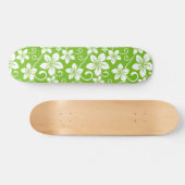 SKATEBOARD BLUE HAWAII (LIME) (Horz)