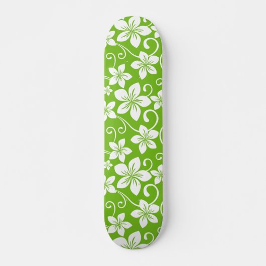 SKATEBOARD BLUE HAWAII (LIME) (Devant)