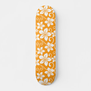 SKATEBOARD BLUE HAWAII (TANGERINE)