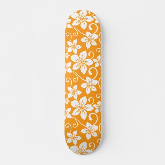 SKATEBOARD BLUE HAWAII (TANGERINE) (Devant)