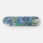 Skateboard Blue Irises par Vincent Van Gogh Art (Horz)