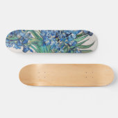 Skateboard Blue Irises par Vincent Van Gogh Art (Horz)