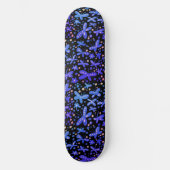 Skateboard Blue Night Butterflies  (Recto)