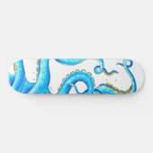 Skateboard Blue Orange Tentacles (Horz)