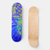 Skateboard Blue Pastel Abstract (Recto)